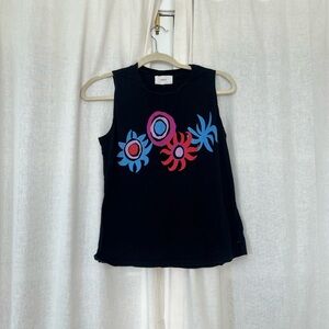 Xirena black cotton tank muscle shirt. Sz XS